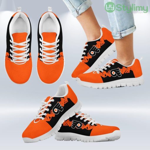 Doodle Line Amazing Philadelphia Flyers Sneakers V1 Shoes Gift For Men And Women Product Photo 2