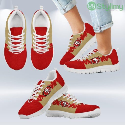 Doodle Line Amazing San Francisco 49ers Sneakers Shoes Gift For Men And Women Product Photo 2