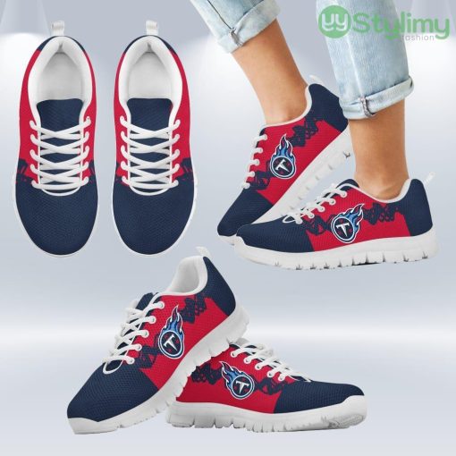 Doodle Line Amazing Tennessee Titans Sneakers V1 Shoes Gift For Men And Women Product Photo 2