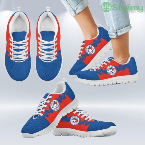 Doodle Line Amazing Toronto Blue Jays Sneakers V1 Shoes Gift For Men And Women Product Photo 2