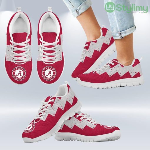Dragon Flying Fancy Alabama Crimson Tide Logo Sneakers Shoes Gift For Men And Women Product Photo 2