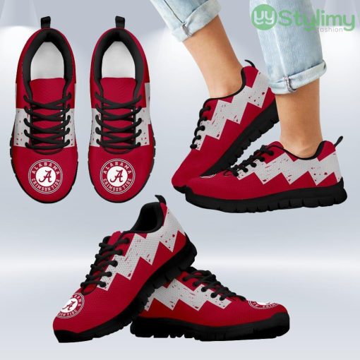Dragon Flying Fancy Alabama Crimson Tide Logo Sneakers Shoes Gift For Men And Women Product Photo 1