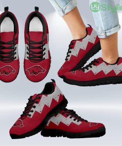 Dragon Flying Fancy Arkansas Razorbacks Logo Sneakers Shoes Gift For Men And Women Product Photo 1