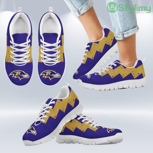 Dragon Flying Fancy Baltimore Ravens Logo Sneakers Shoes Gift For Men And Women Product Photo 2