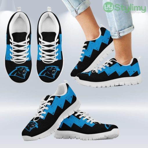 Dragon Flying Fancy Carolina Panthers Logo Sneakers Shoes Gift For Men And Women Product Photo 2
