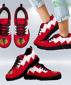 Dragon Flying Fancy Chicago Blackhawks Logo Sneakers Shoes Gift For Men And Women Product Photo 1