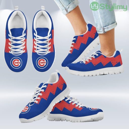 Dragon Flying Fancy Chicago Cubs Logo Sneakers Shoes Gift For Men And Women Product Photo 2