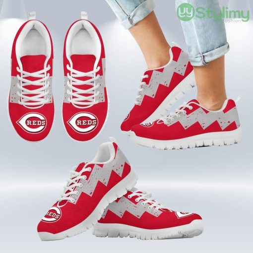 Dragon Flying Fancy Cincinnati Reds Logo Sneakers Shoes Gift For Men And Women Product Photo 2