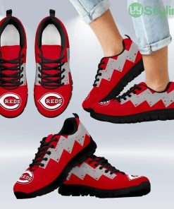 Dragon Flying Fancy Cincinnati Reds Logo Sneakers Shoes Gift For Men And Women Product Photo 1