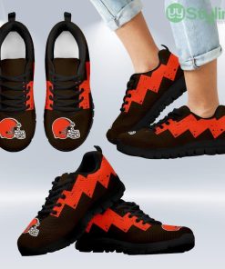 Dragon Flying Fancy Cleveland Browns Logo Sneakers Shoes Gift For Men And Women Product Photo 1