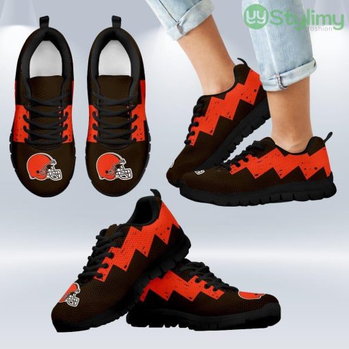 Dragon Flying Fancy Cleveland Browns Logo Sneakers Shoes Gift For Men And Women Product Photo 1