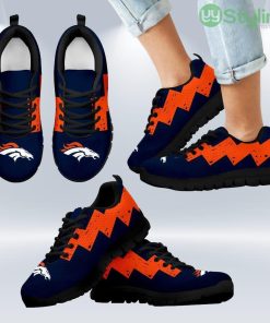 Dragon Flying Fancy Denver Broncos Logo Sneakers Shoes Gift For Men And Women Product Photo 1