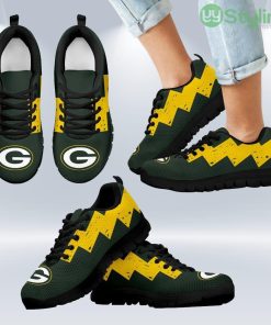 Dragon Flying Fancy Green Bay Packers Logo Sneakers Shoes Gift For Men And Women Product Photo 1