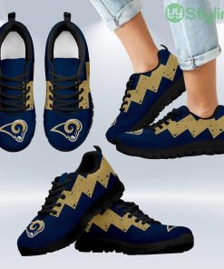 Dragon Flying Fancy Los Angeles Rams Logo Sneakers Shoes Gift For Men And Women Product Photo 1