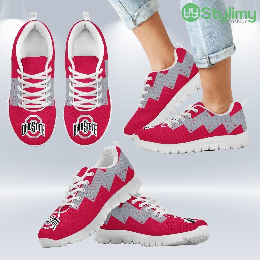 Dragon Flying Fancy Ohio State Buckeyes Logo Sneakers Shoes Gift For Men And Women 2 Dragon Flying Fancy Ohio State Buckeyes Logo Sneakers Shoes Gift For Men And Women Product Photo 2
