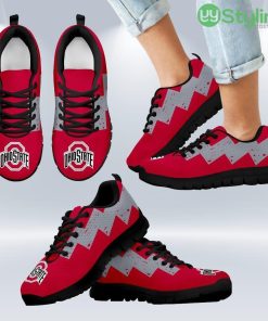 Dragon Flying Fancy Ohio State Buckeyes Logo Sneakers Shoes Gift For Men And Women Product Photo 1