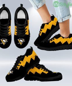 Dragon Flying Fancy Pittsburgh Penguins Logo Sneakers Shoes Gift For Men And Women Product Photo 1