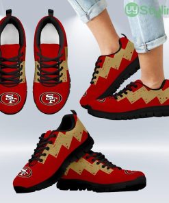 Dragon Flying Fancy San Francisco 49ers Logo Sneakers Shoes Gift For Men And Women Product Photo 1