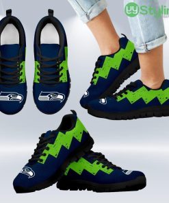 Dragon Flying Fancy Seattle Seahawks Logo Sneakers Shoes Gift For Men And Women Product Photo 1