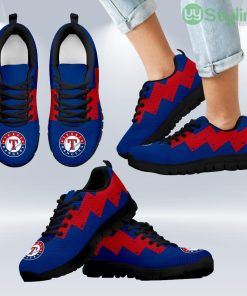 Dragon Flying Fancy Texas Rangers Logo Sneakers Shoes Gift For Men And Women Product Photo 1