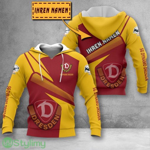 Dynamo Dresden 3D Printing Hoodie Custom Name For Fans Gift Product Photo 1