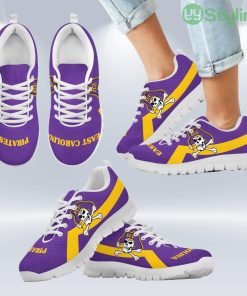 East Carolina Pirates Line Logo Sneakers Shoes Gift For Men And Women Product Photo 1