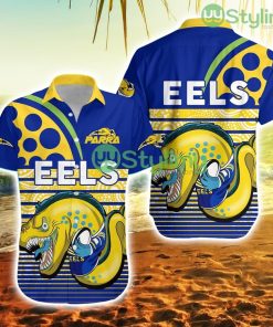Eels Rugby Parra Aboriginal Blue And Gold Hawaiian Shirt Lt2 Trending Summer Product Photo 1