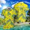 Estoril Praia 3D Hawaiian Shirt and Shorts Vinatge Tree Pattern Beach Shirt For Fans Product Photo 2