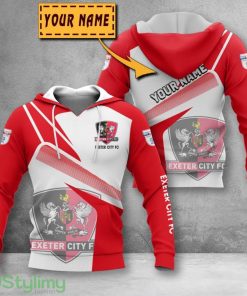 Exeter City 3D Printing Hoodie Custom Name For Fans Gift Product Photo 1