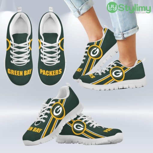 Fall Of Light Green Bay Packers Sneakers Shoes Gift For Men And Women Product Photo 2