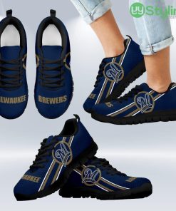 Fall Of Light Milwaukee Brewers Sneakers Shoes Gift For Men And Women Product Photo 1