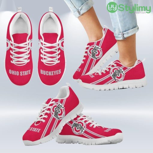 Fall Of Light Ohio State Buckeyes Sneakers Shoes Gift For Men And Women Product Photo 2