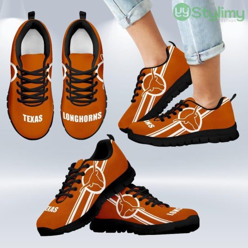 Fall Of Light Texas Longhorns Sneakers Shoes Gift For Men And Women Product Photo 1