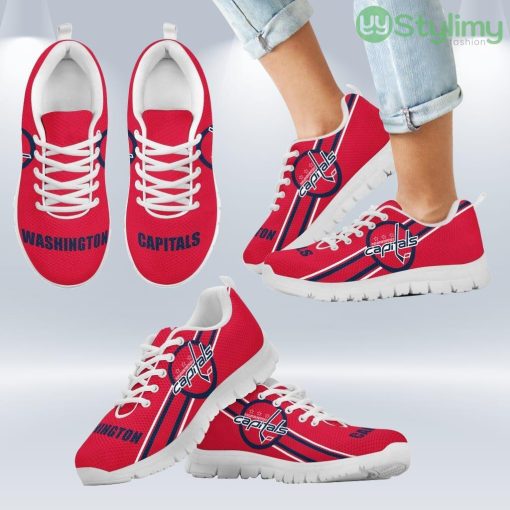 Fall Of Light Washington Capitals Sneakers Shoes Gift For Men And Women Product Photo 2