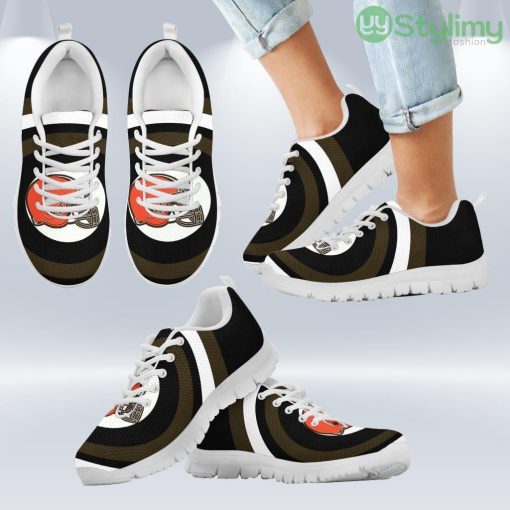 Favorable Significant Shield Cleveland Browns Sneakers Shoes Gift For Men And Women Product Photo 2