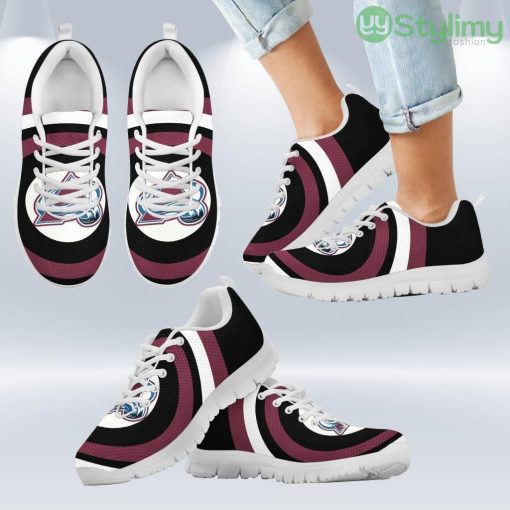 Favorable Significant Shield Colorado Avalanche Sneakers Shoes Gift For Men And Women Product Photo 2