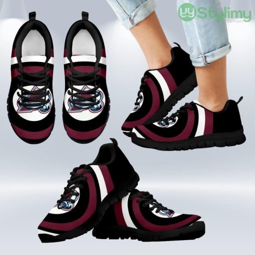 Favorable Significant Shield Colorado Avalanche Sneakers Shoes Gift For Men And Women Product Photo 1