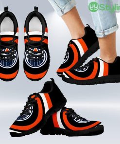 Favorable Significant Shield Edmonton Oilers Sneakers Shoes Gift For Men And Women Product Photo 1