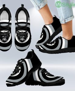 Favorable Significant Shield Oakland Raiders Sneakers Shoes Gift For Men And Women Product Photo 1