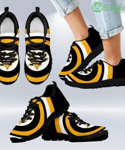 Favorable Significant Shield Pittsburgh Penguins Sneakers Shoes Gift For Men And Women Product Photo 1