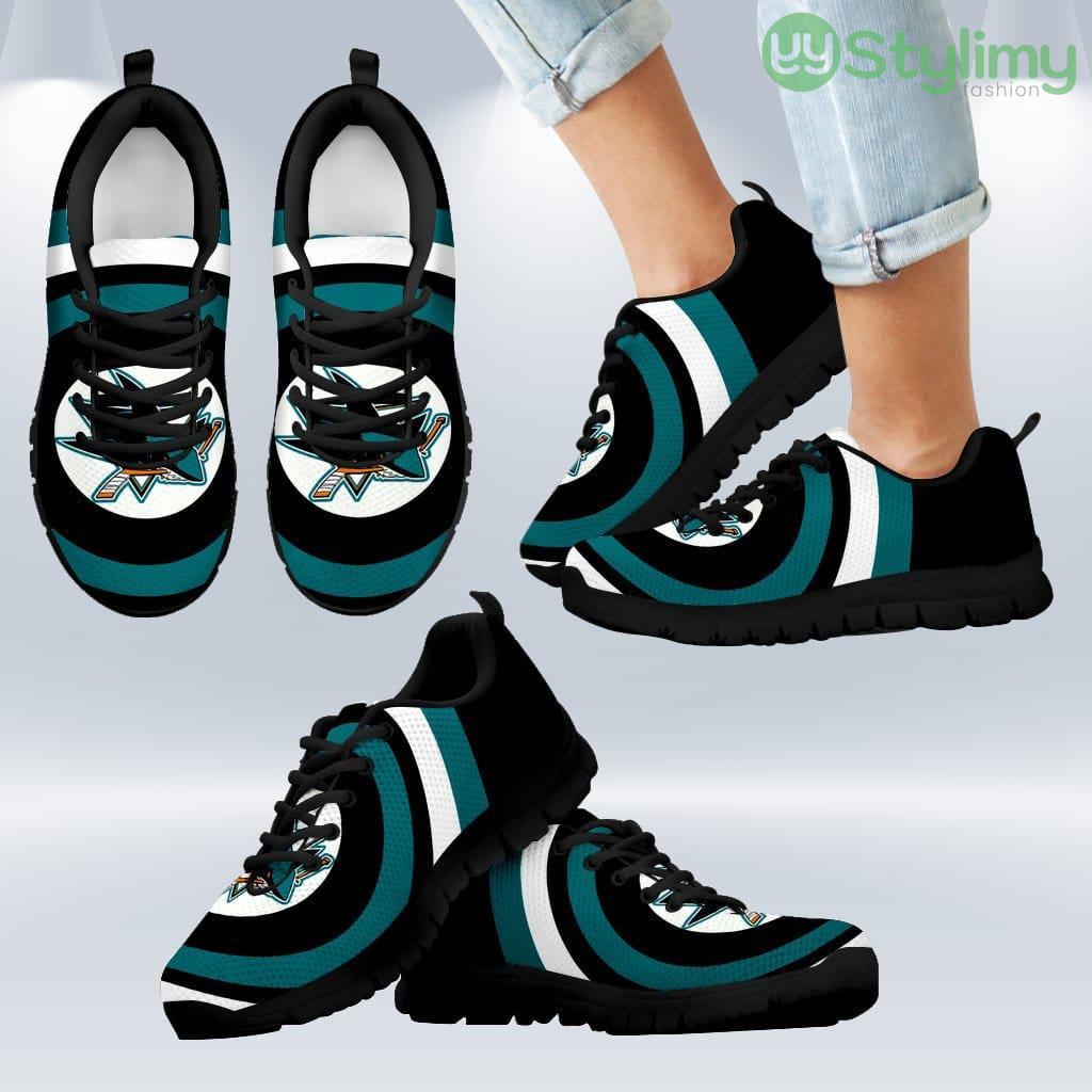 Favorable Significant Shield San Jose Sharks Sneakers Shoes Gift For Men And Women 5 Favorable Significant Shield San Jose Sharks Sneakers Shoes Gift For Men And Women Product Photo 1
