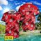 FC Bayern Munchen 3D Hawaiian Shirt and Shorts Vinatge Tree Pattern Beach Shirt For Fans Product Photo 2