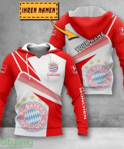 FC Bayern Munchen 3D Printing Hoodie Custom Name For Fans Gift Product Photo 1