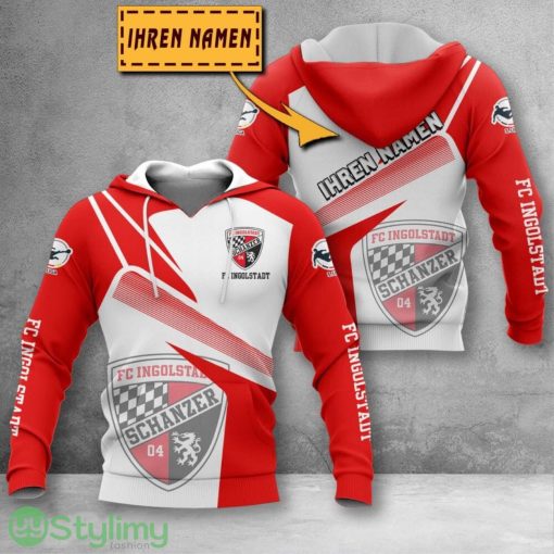 FC Ingolstadt 3D Printing Hoodie Custom Name For Fans Gift Product Photo 1