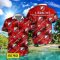 FC Utrecht 3D Hawaiian Shirt and Shorts Vinatge Tree Pattern Beach Shirt For Fans Product Photo 2