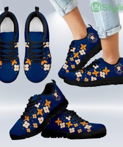 Flowers Pattern Houston Astros Sneakers Shoes Gift For Men And Women Product Photo 1
