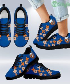Flowers Pattern New York Islanders Sneakers Shoes Gift For Men And Women Product Photo 1