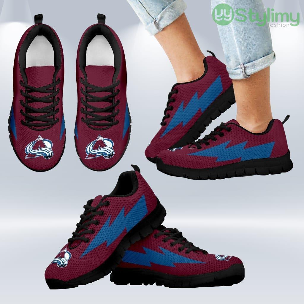 Funny Colorado Avalanche Sneakers Thunder Lightning Amazing Logo Shoes Gift For Men And Women 5 Funny Colorado Avalanche Sneakers Thunder Lightning Amazing Logo Shoes Gift For Men And Women Product Photo 1