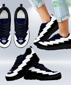 Funny Connecticut Huskies Sneakers Jagged Saws Creative Draw Shoes Gift For Men And Women Product Photo 1