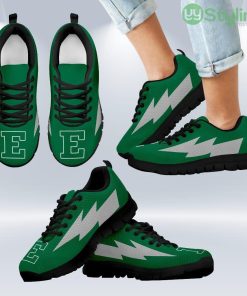 Funny Eastern Michigan Eagles Sneakers Thunder Lightning Amazing Logo Shoes Gift For Men And Women Product Photo 1
